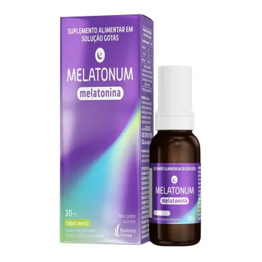 Melatonum Melatonina Gotas Sabor Menta 30ml