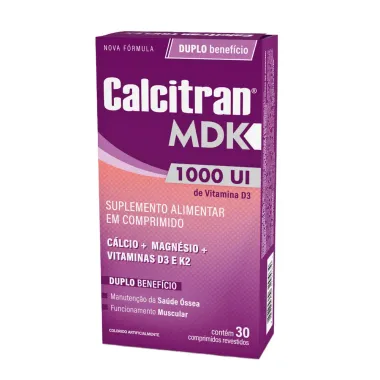 Calcitran MDK com 30 Comprimidos