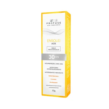 Protetor Solar Ensolei Profuse AOX FPS 30 Sérum com 50g