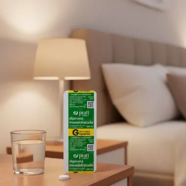 Dipirona Sódica 500mg Prati Genérico Envelope com 10 Comprimidos