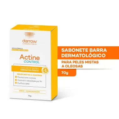 Actine Control Darrow Sabonete em Barra Pele Oleosa 70g