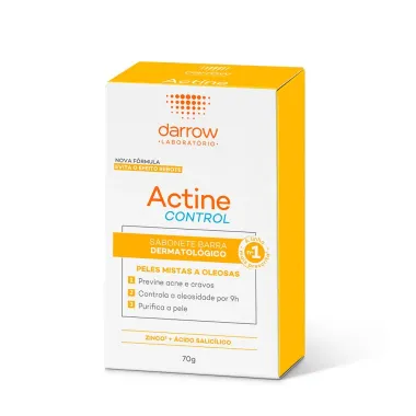 Actine Control Darrow Sabonete em Barra Pele Oleosa 70g