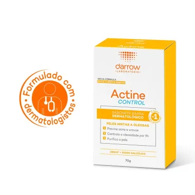 Actine Control Darrow Sabonete em Barra Pele Oleosa 70g