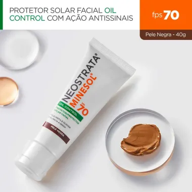 Protetor Solar Facial NeoStrata Minesol Oil Control FPS 70 Pele Negra 40g