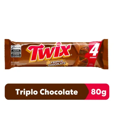 Chocolate Twix Triplo Chocolate 80g