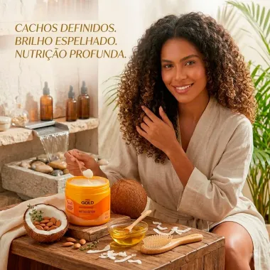 Creme Multifuncional 3 em 1 Niely Gold Nutri&ccedil;&atilde;o Incr&iacute;vel &Oacute;leo de Coco 430g
