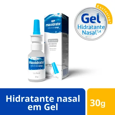 Maxidrate 6mg/g Gel Nasal com 30g