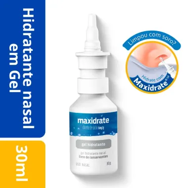 Maxidrate 6mg/g Gel Nasal com 30g