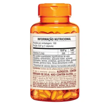 Vitamina E 400UI Sundown com 100 Cápsulas