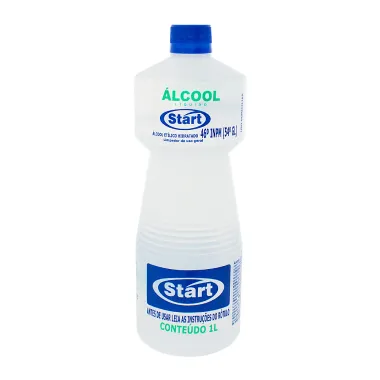 Álcool Etílico Hidratado Start 46° INPM com 1 Litro