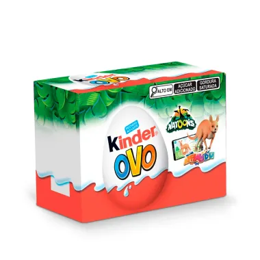 Chocolate Kinder Ovo Natoons com 2 Unidades 20g Cada