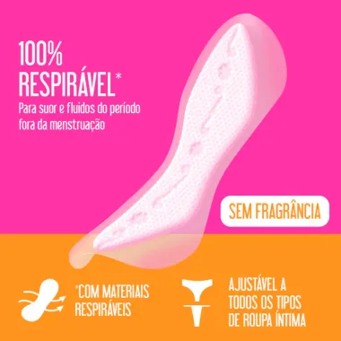 Protetor Diário Carefree Todo dia Flexi sem Perfume 80 Unidades Leve Mais Por Menos
