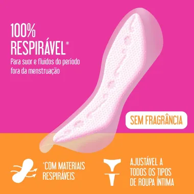 Protetor Diário Carefree Todo dia Flexi sem Perfume 15 Unidades