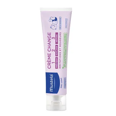 Mustela Creme Vitaminado Preventivo de Assaduras Tripla Ação 110g