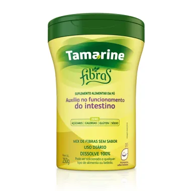 Tamarine Fibras Pó Solúvel Sem Sabor 250g