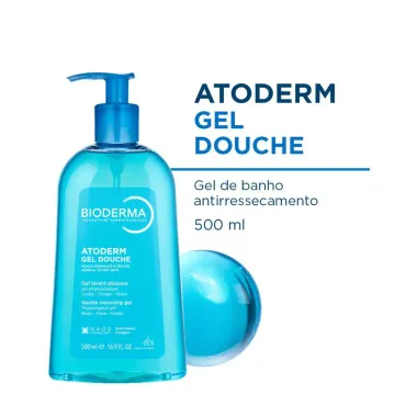 Bioderma Atoderm Gel Douche Higiene Di&aacute;ria Antirressecamento 500ml