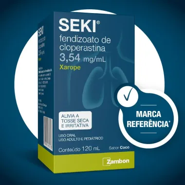 Seki 3,54 mg/mL Xarope sabor Coco 120ml