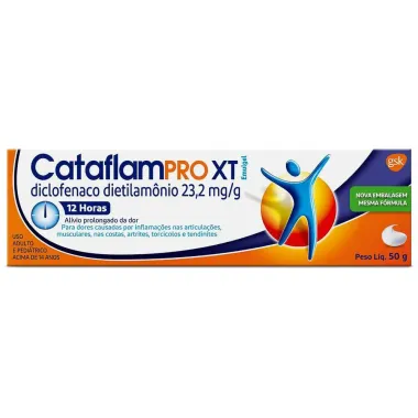 CataflamPRO XT Emulgel Analgésico e Anti-Inflamatório com 50g