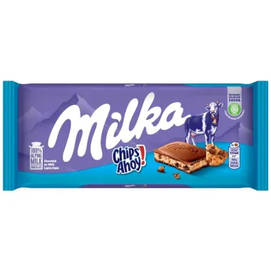 Chocolate Milka Chips Ahoy com 100g