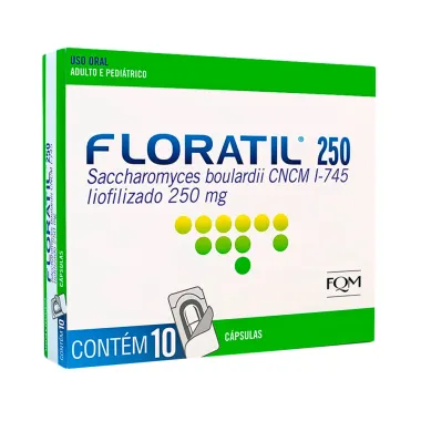 Floratil AT 250mg com 10 Cápsulas