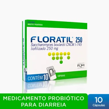 Floratil AT 250mg com 10 Cápsulas