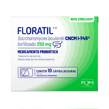 Floratil AT 250mg com 10 C&aacute;psulas