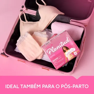 Roupa Íntima Plenitud Femme Tamanho P/M com 8 Unidades