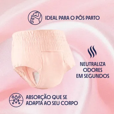 Roupa &Iacute;ntima Plenitud Femme Moderada Intensa Tamanho P/M 16 Unidades