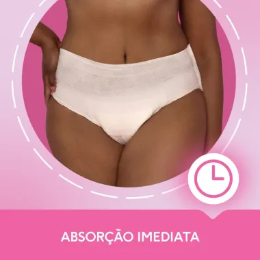 Roupa Íntima Plenitud Femme Tamanho G/XG com 16 Unidades