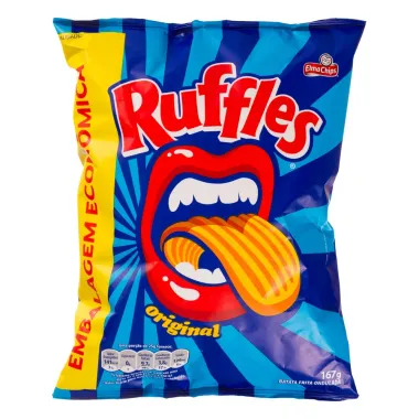 Batata Ruffles Elma Chips Sabor Original 167g