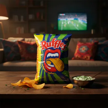 Batata Ruffles Elma Chips Sabor Cebola e Salsa 167g