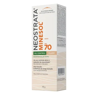 Protetor Solar Facial NeoStrata Minesol Oil Control FPS 70 Pele Clara 40g