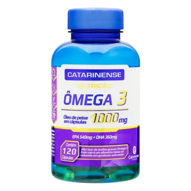 Ômega 3 1000mg Catarinense 120 Cápsulas Frente