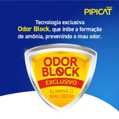 Areia Higiênica Pipicat Floral Perfumada para Gato com 4kg