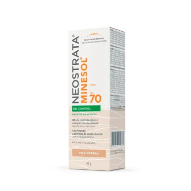 Protetor Solar Facial Neostrata Minesol Oil Control FPS 70 Cor Médio Claro 40g