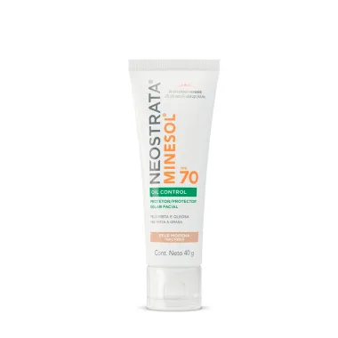 Protetor Solar Facial Neostrata Minesol Oil Control FPS 70 Cor Médio Claro 40g