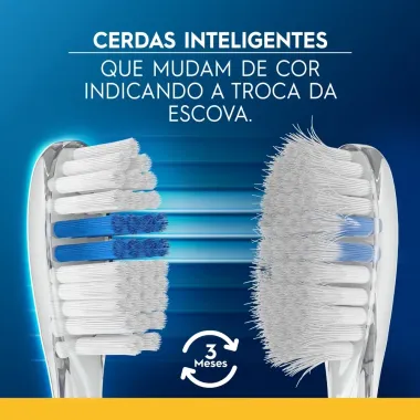 Escova de Dente Oral-B Clean Indicator de Trocas Macia 2 Unidades
