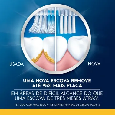 Escova Dental Oral-B Indicator Macia Cabe&ccedil;a 35 Cores Sortidas Leve 2 Pague 1
