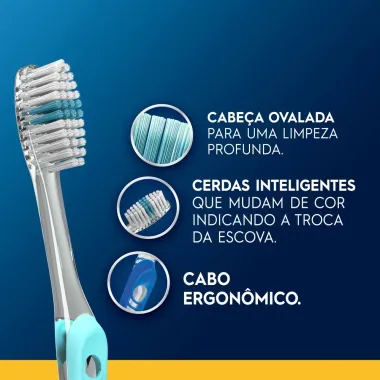 Escova Dental Oral-B Indicator Macia Cabe&ccedil;a 40 Cores Sortidas Leve 2 Pague 1