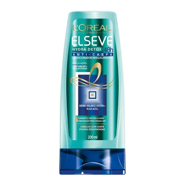 Condicionador Elseve Hydra Detox Anti-Caspa com 200ml