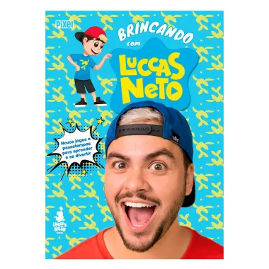 Livro Brincando com Luccas Neto