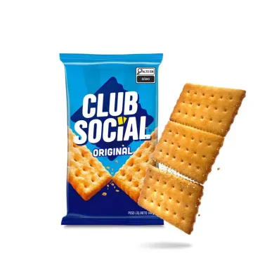 Biscoito Salgado Club Social original multipack 144g