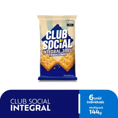 Biscoito Salgado Club Social integral