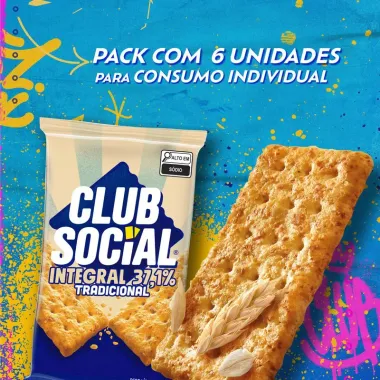 Biscoito Salgado Club Social integral