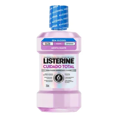 Enxaguante Bucal Listerine Cuidado Total Zero Menta Fresca 250ml