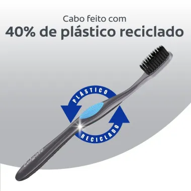Escova Dental Colgate 360&ordm; Black Macia Cabe&ccedil;a Compacta Cores Sortidas Leve 2