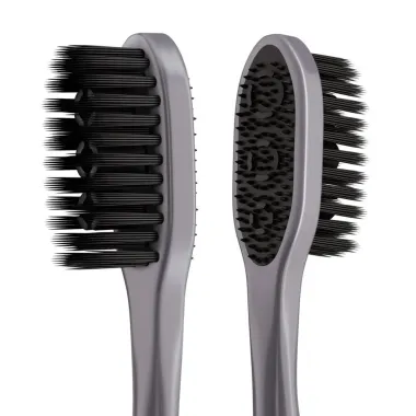 Escova Dental Colgate 360&ordm; Black Macia Cabe&ccedil;a Compacta Cores Sortidas Leve 2