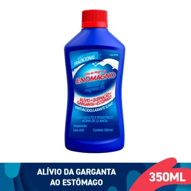 Leite de Magnésia EnoMagno Sabor Tradicional 350ml