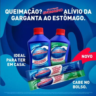 Leite de Magnésia Eno Sabor Hortelã 350ml