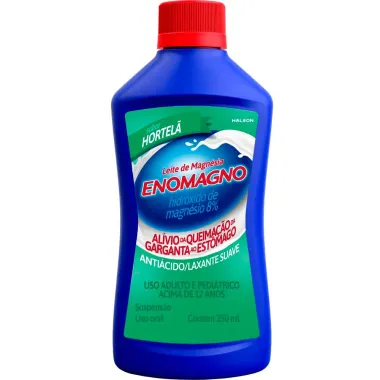 Leite de Magnésia EnoMagno Sabor Hortelã 350ml